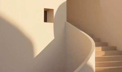 معماری مینیمال مدرن با نور طبیعی و طراحی ساده - بامیلوکس