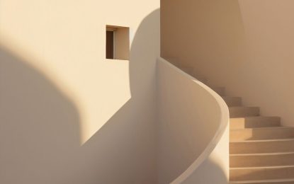 معماری مینیمال مدرن با نور طبیعی و طراحی ساده - بامیلوکس